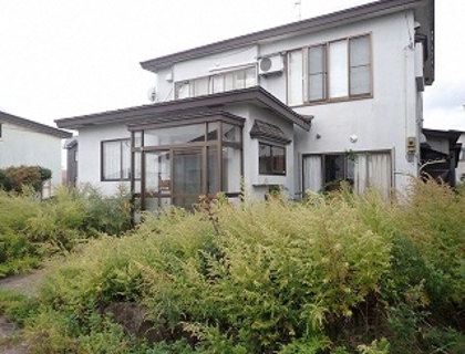 青森県つがる市の一戸建て | 380万円 | 411.34m² | 洪水ハザード | Akiyama house finder