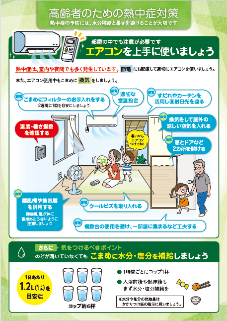 高齢者のための熱中症対策