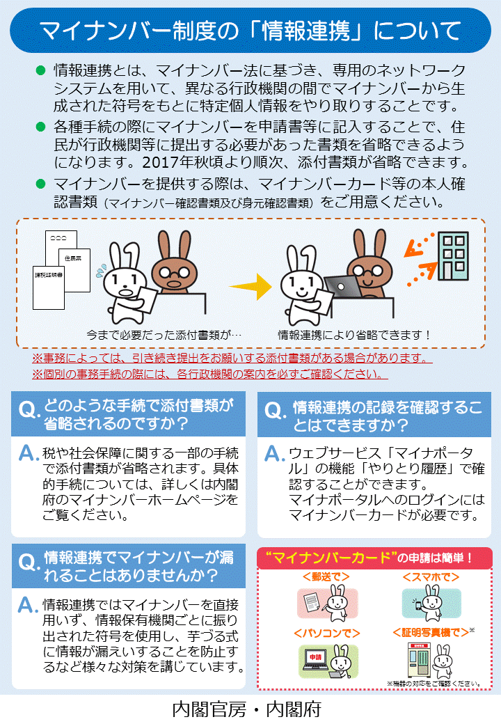 「情報連携」について