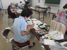 はがき絵・俳画教室２