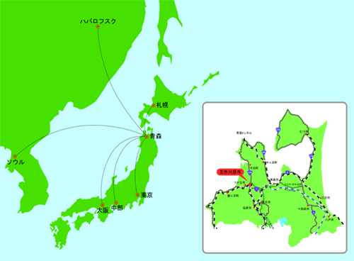 航空図、路線図